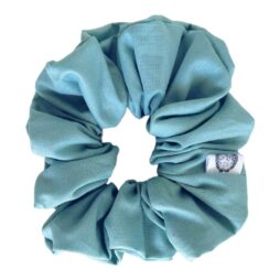 Ocean Whisper – Βαμβακερό Χειροποίητο Scrunchie
