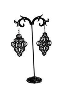 Χειροποίητα Boho micro macrame σκουλαρίκια ρόμβος