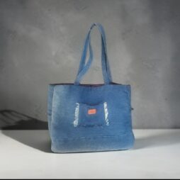 Upcycled Τζιν Τσάντα Ώμου «Kiki's Re-jeans»