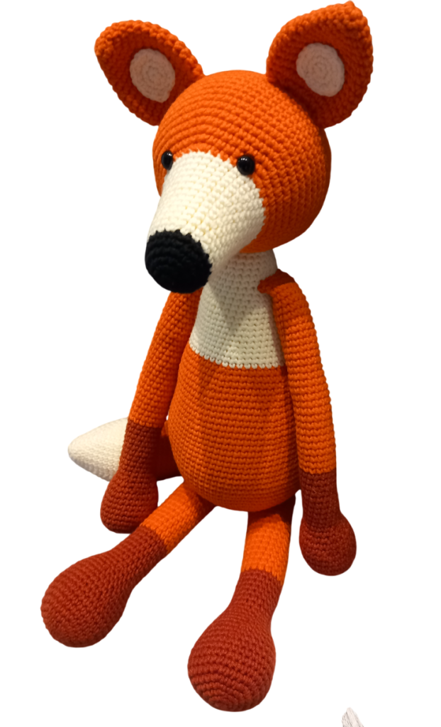Αλεπουδάκι πλεκτό amigurumi