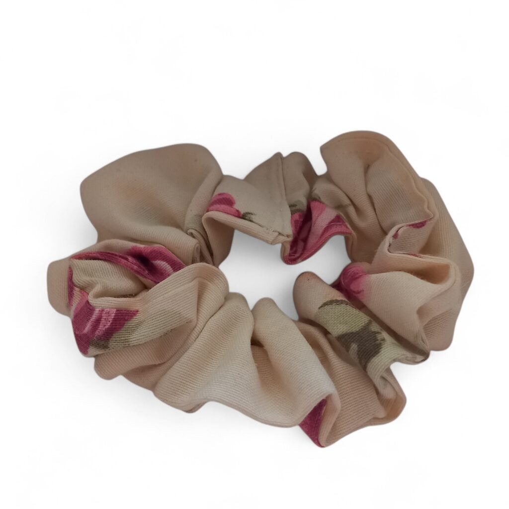 Scrunchie φλοράλ υφασμάτινο