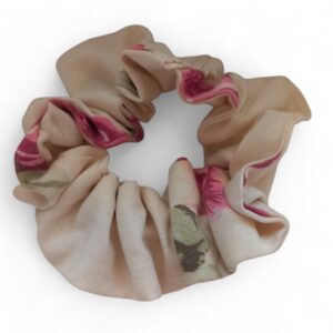 Scrunchie φλοράλ υφασμάτινο