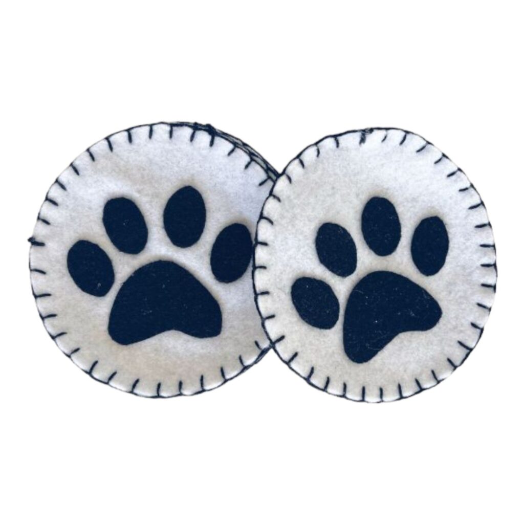 Pawfect Sips – Χειροποίητο σετ σουβέρ
