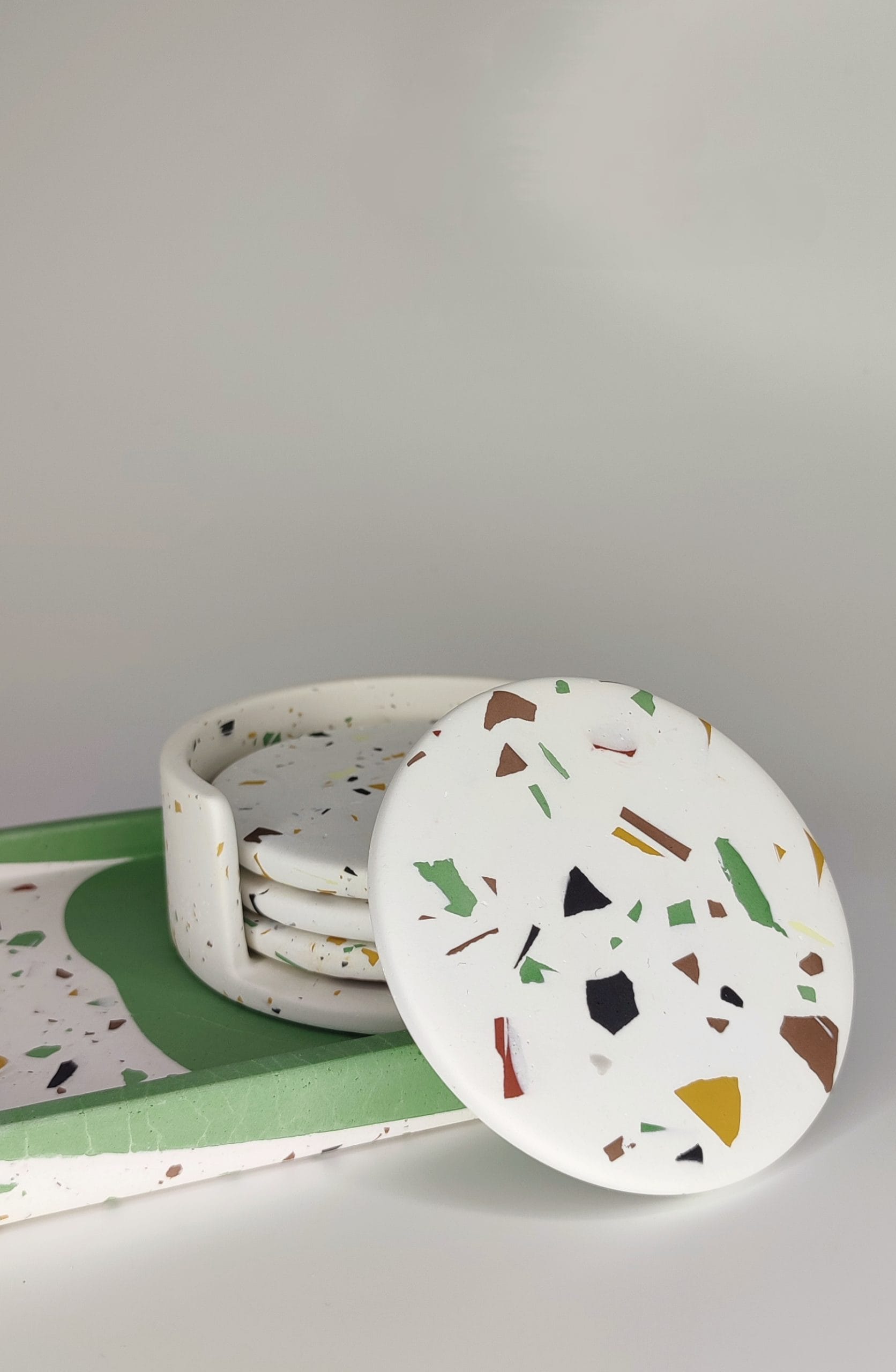 Σετ Σουβέρ με θήκη Terrazzo