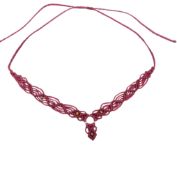 macrame κολιέ