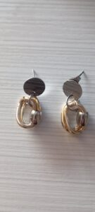 Χειροποίητα ατσάλινα σκουλαρίκια elegance earrings