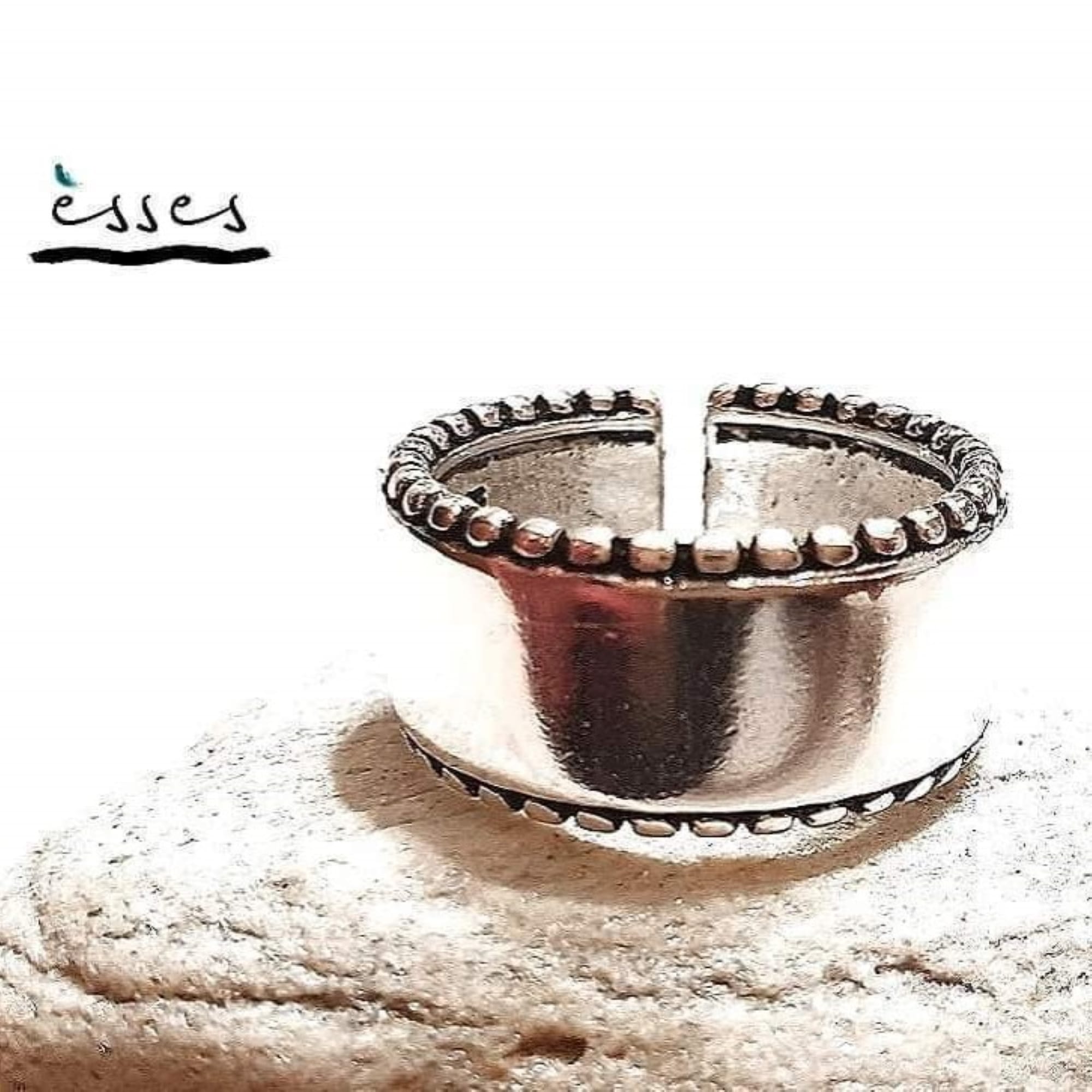Δαχτυλίδι Boho Cuff Band - Ασημί 925 Επιπλατινωμένο, Αυξομειούμενο