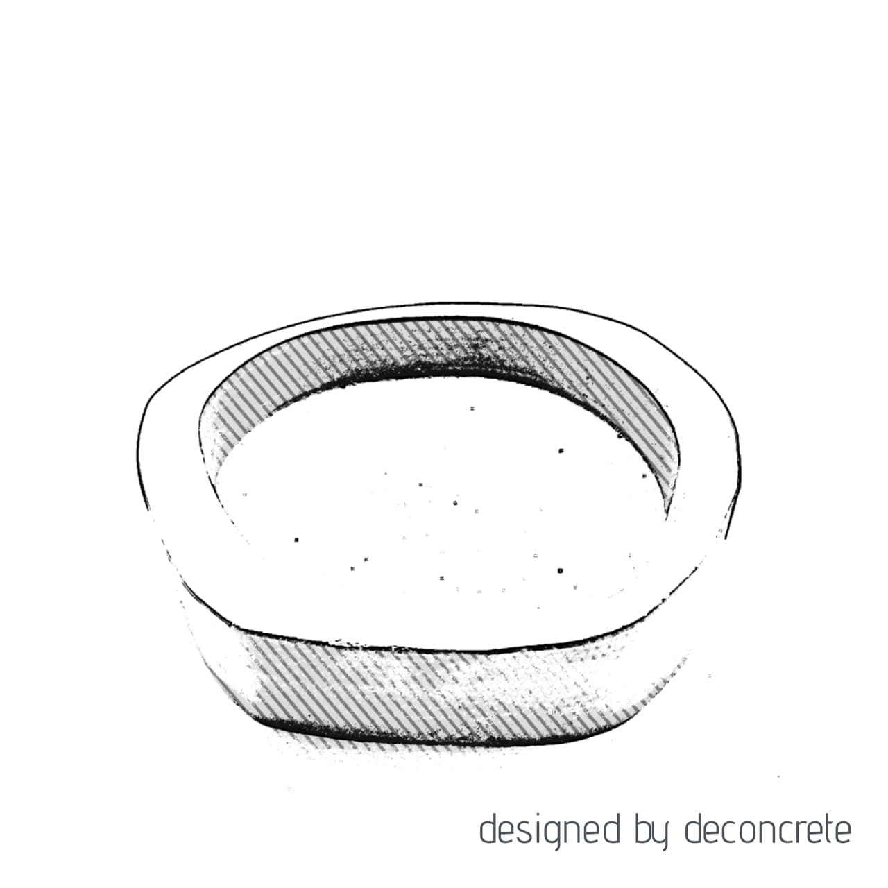 Tσιμεντένιος δίσκος deconcrete | yu
