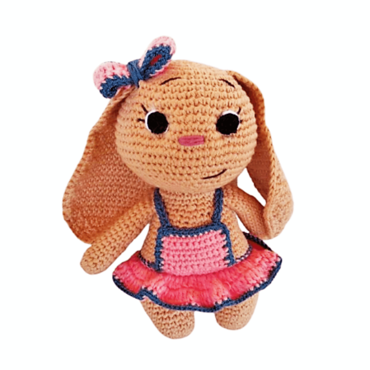 Πλεκτή χειροποίητη λαγουδίνα (amigurumi)