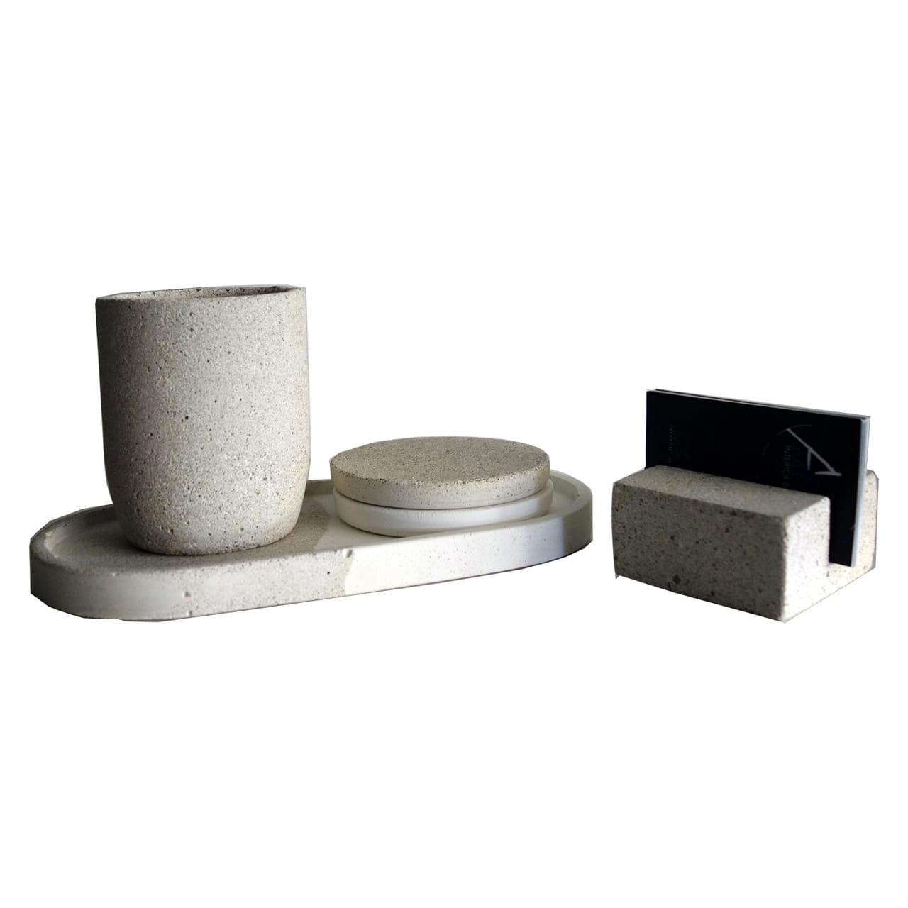 “Office Kit” (λευκό – πορώδης υφή) – Σετ 5τμχ.