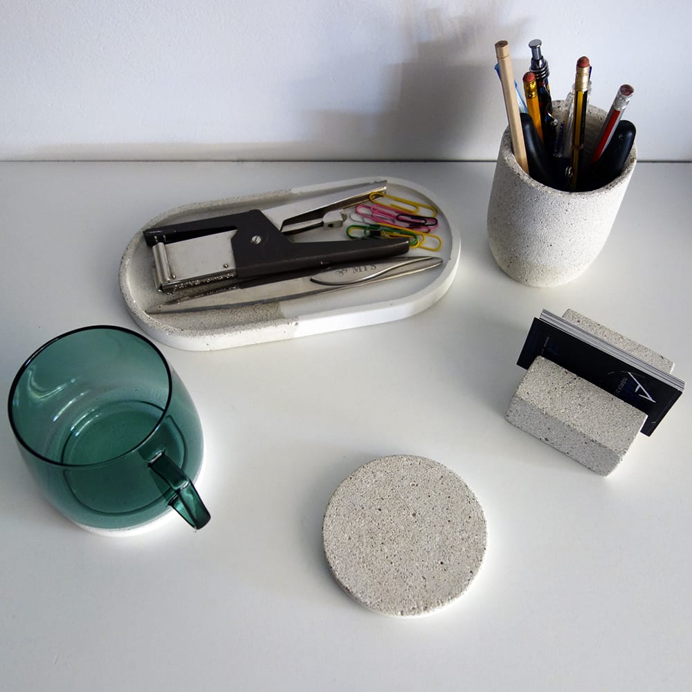 "Office Kit" (λευκό - πορώδης υφή) - Σετ 5τμχ.