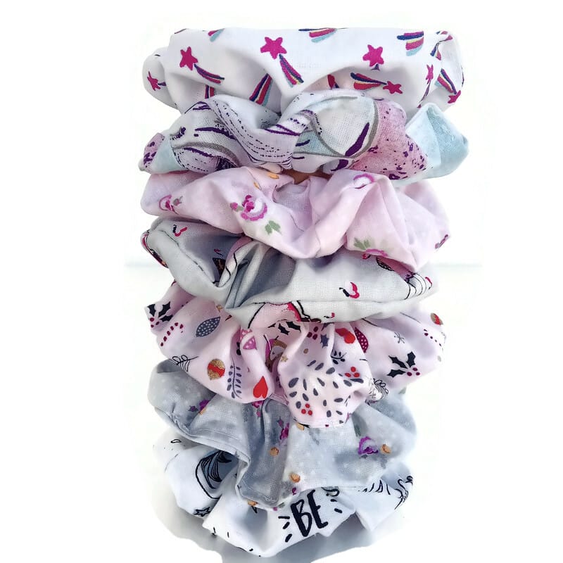 Seven days scrunchies