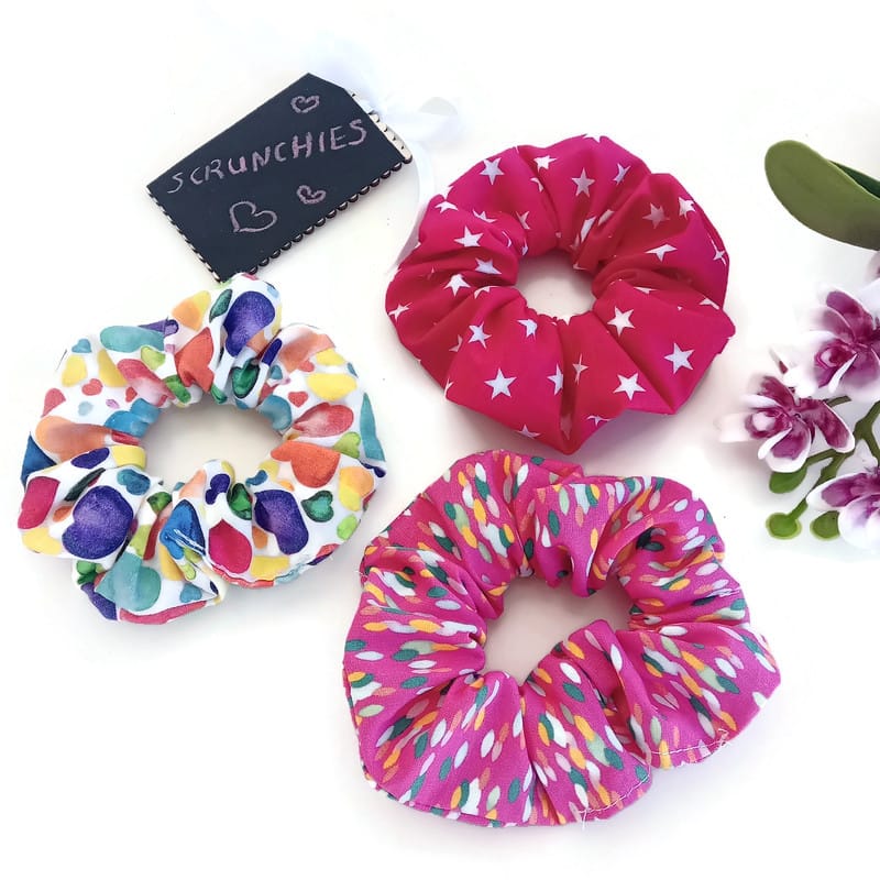 Three days scrunchies