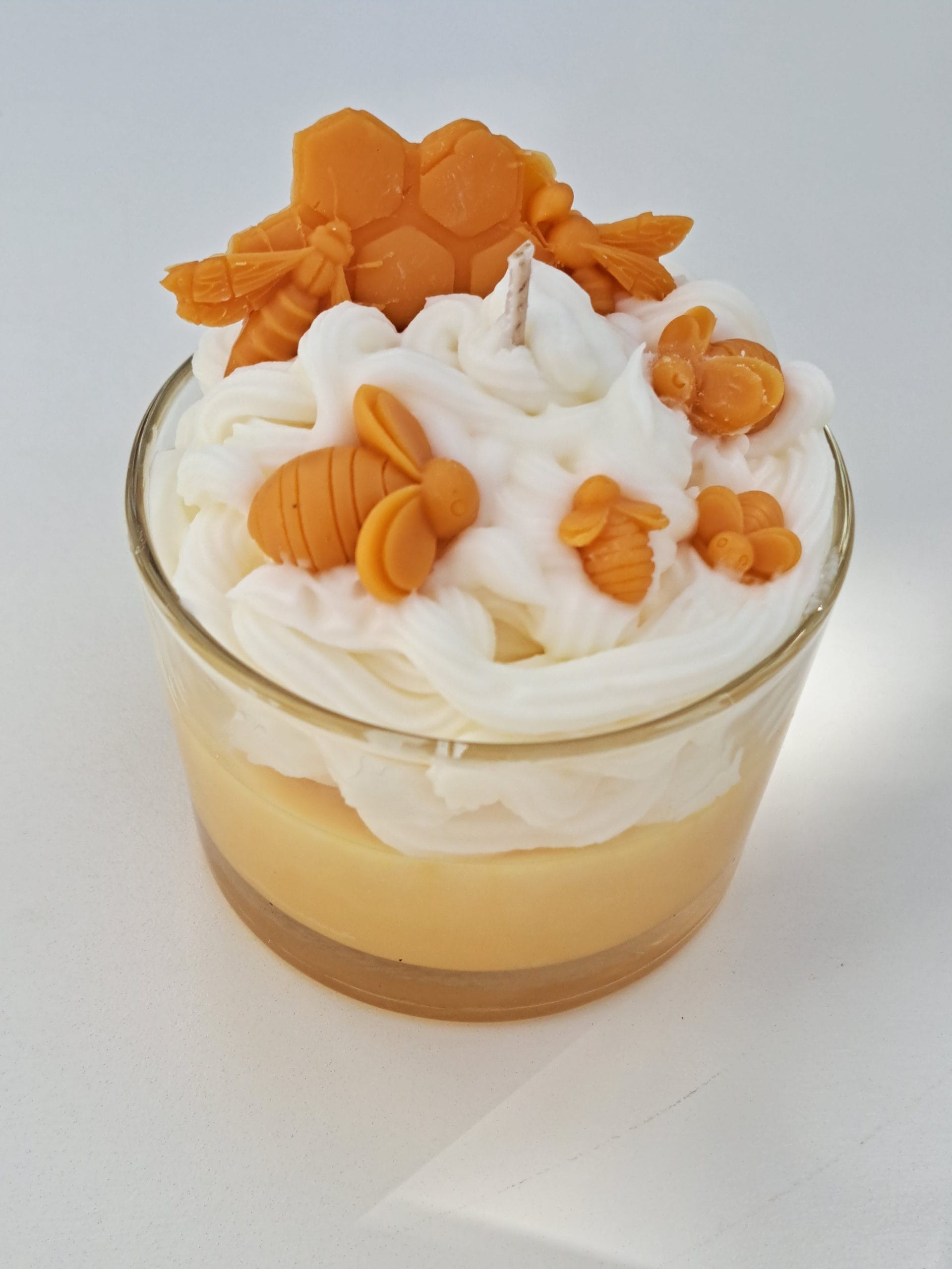 Honey bee candle