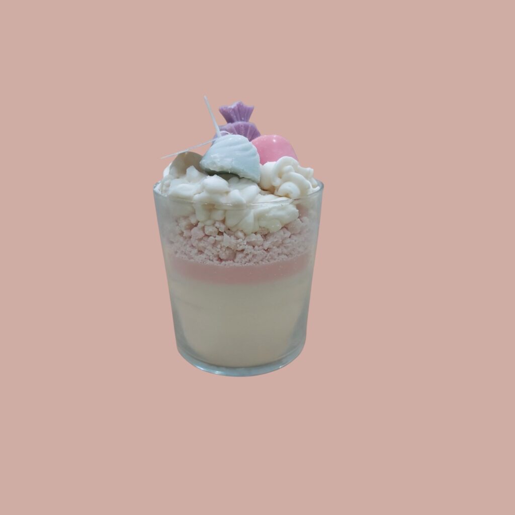 Χειροποίητο αρωματικό κερί σε ποτήρι