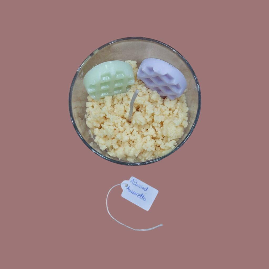 Χειροποίητο αρωματικό κερί σε ποτήρι