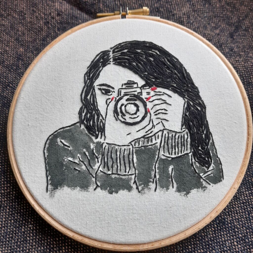 Κέντημα σε τελάρο "Shutterclick"