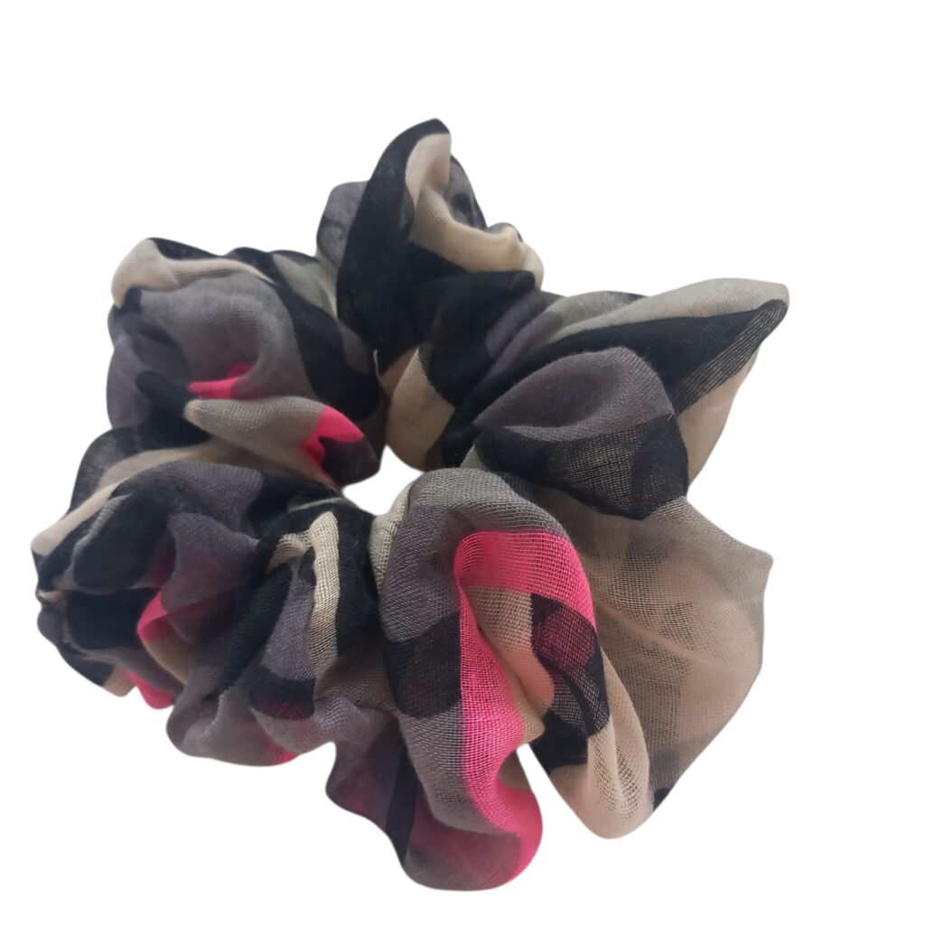 Χειροποίητο scrunchie λέοπαρ
