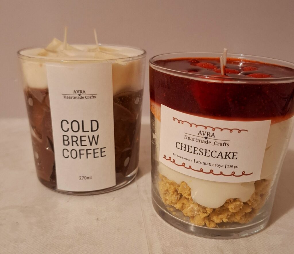 Cheesecake candle