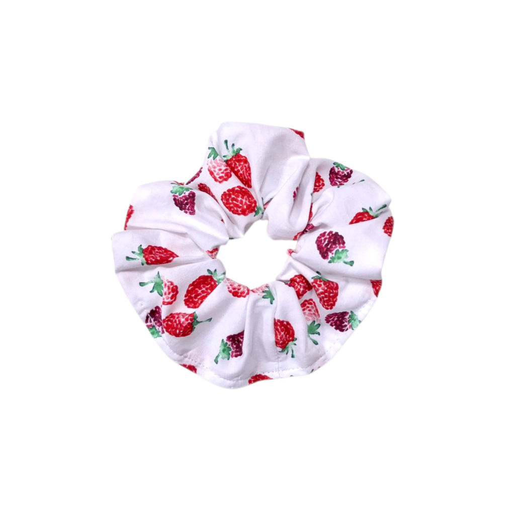 Scrunchie - Λαστιχάκι μαλλιών | Φράουλες