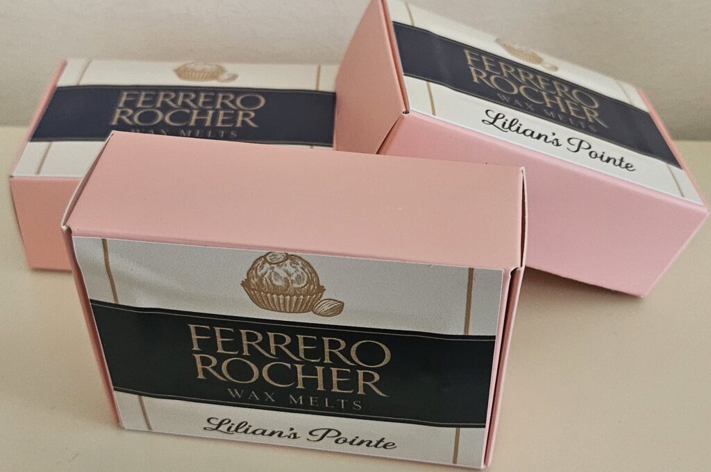 4 wax melts Ferrero Rocher με άρωμα Ferrero Rocher!