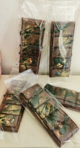 Μπάρες σοκολάτας Ντουμπάι, wax melts Αγνή σογια, φυτικά συστατικά Cruelty free