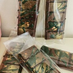 Μπάρες σοκολάτας Ντουμπάι, wax melts Αγνή σογια, φυτικά συστατικά Cruelty free