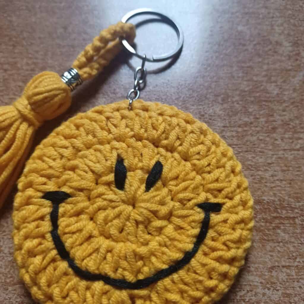 Πλεκτό μπρελόκ "Smile"