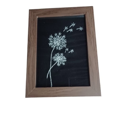 Κέντημα σε κάδρο "Dandelion"