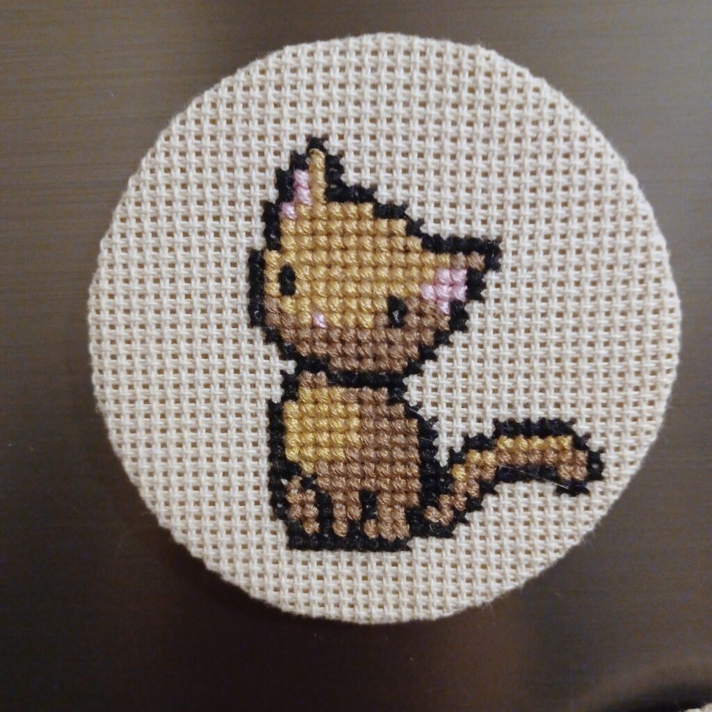 Fridge magnet cat