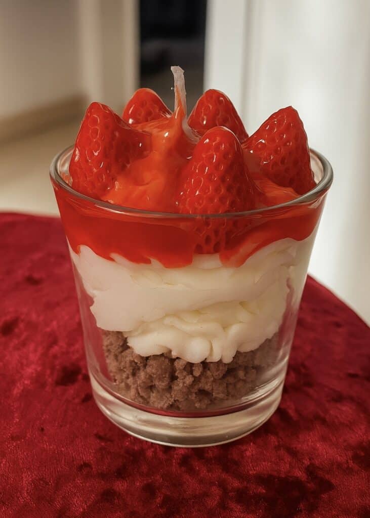 Cheesecake Candle – Αρωματικό Χειροποίητο Κερί