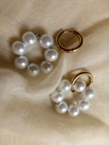 Pearl hoops