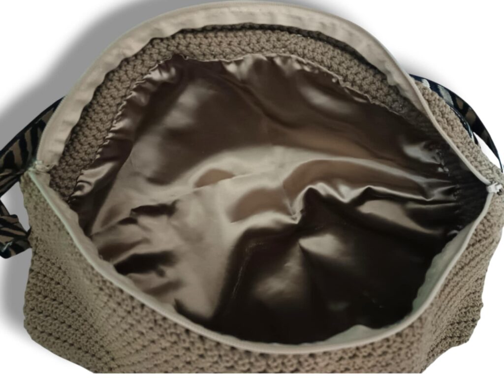 Χειροποίητη πλεχτή τσάντα μέσης Knotpack