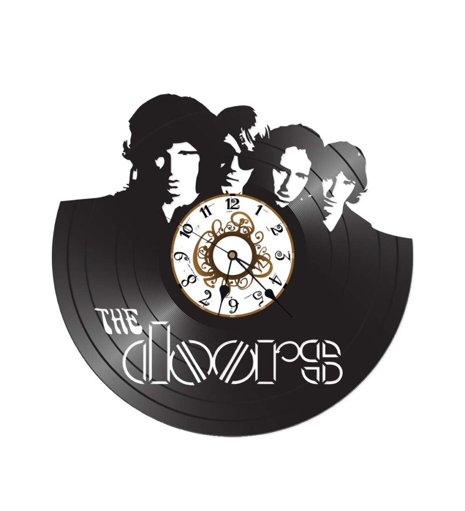 Ρολόι τοίχου από Βινύλιο - THE DOORS