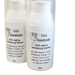 Moisturizing anti-wrinkle serum with niacinamide, panthenol, caviar extract, hyaluronic acid, glycogen and marine collagen 30ml