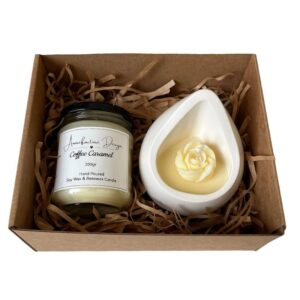Concrete & Glass Candle Set | πακετο δώρου