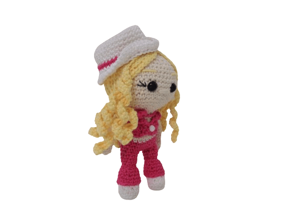 Barbie πλεκτό κουκλάκι amigurumi