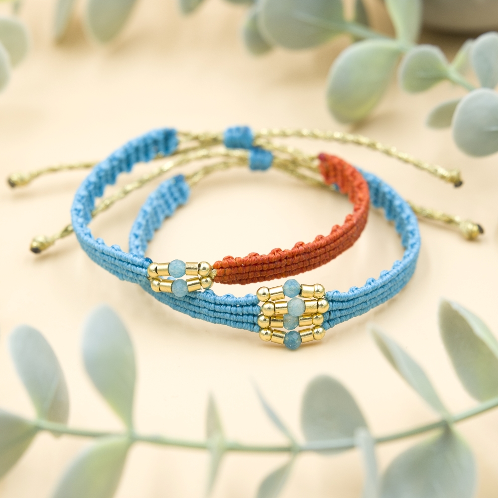 Τιρκουαζ Βραχιόλι με Chalcedone