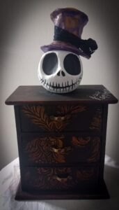 Μπιζουτιερα χειροποίητη nightmare before Christmas