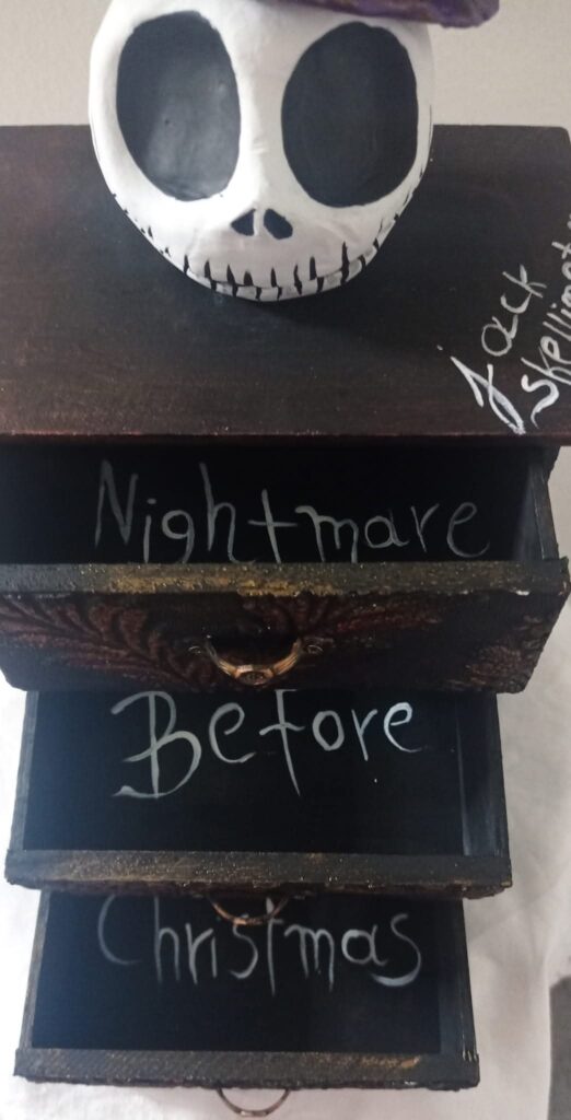 Μπιζουτιερα χειροποίητη nightmare before Christmas