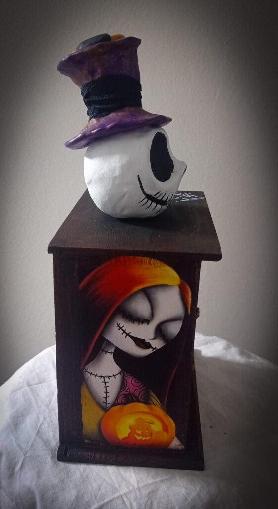 Μπιζουτιερα χειροποίητη nightmare before Christmas