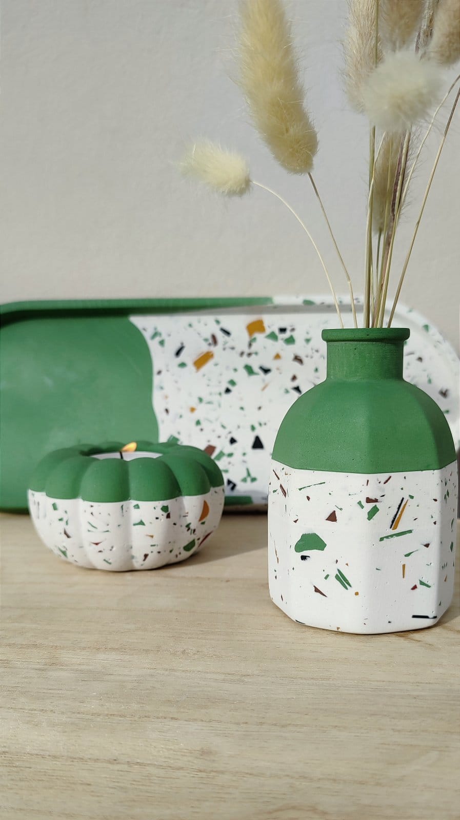 Επιτραπέζιο βαζάκι Terrazzo