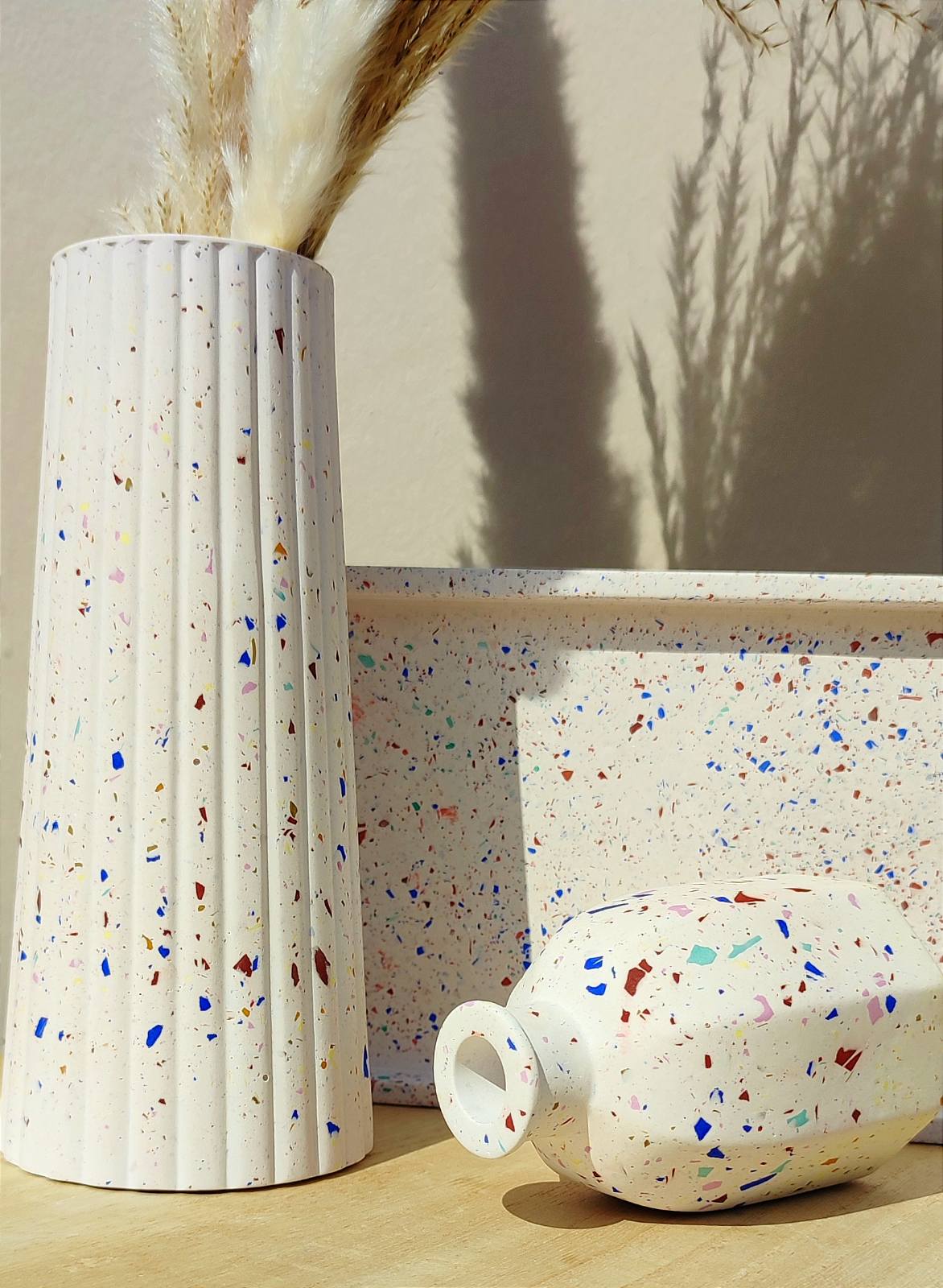 Επιτραπέζιο βάζο Terrazzo