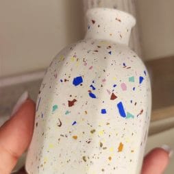 Επιτραπέζιο βαζάκι Terrazzo