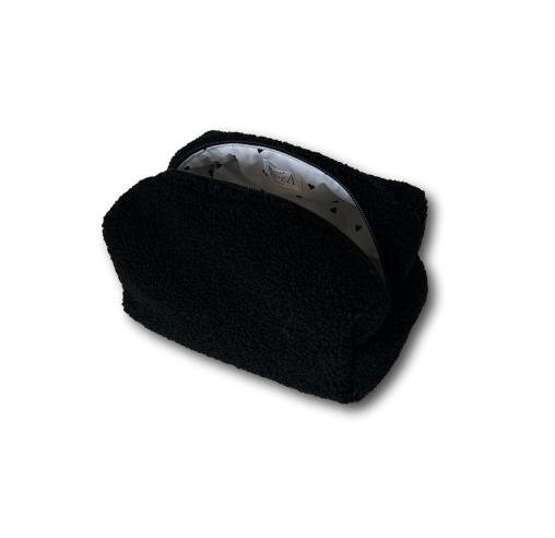 Black teddy beauty bag