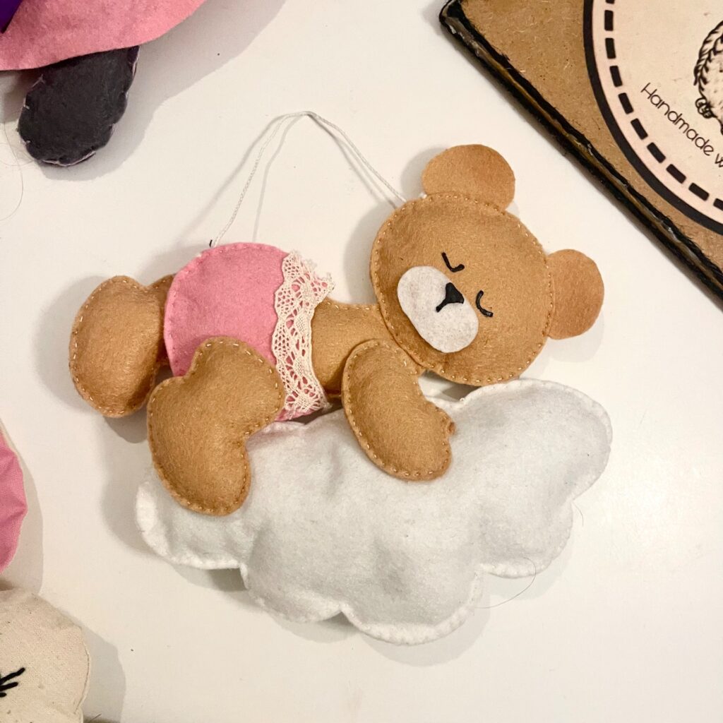 «Sweet Dreams Bear» – Χειροποίητο Δώρο Μαιευτηρίου