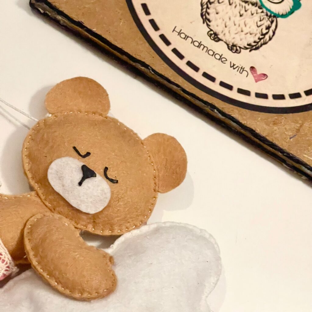 «Sweet Dreams Bear» – Χειροποίητο Δώρο Μαιευτηρίου