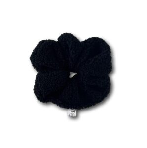 Black teddy scrunchie