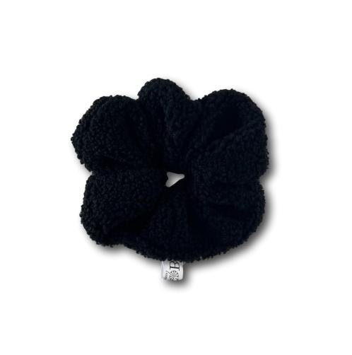 Black teddy scrunchie
