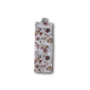 White floral bookmark